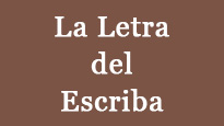La Letra del Escriba