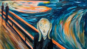 El grito, por Edvard Munch